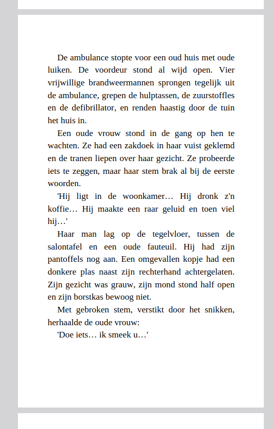 Enkele pagina — voorbeeld